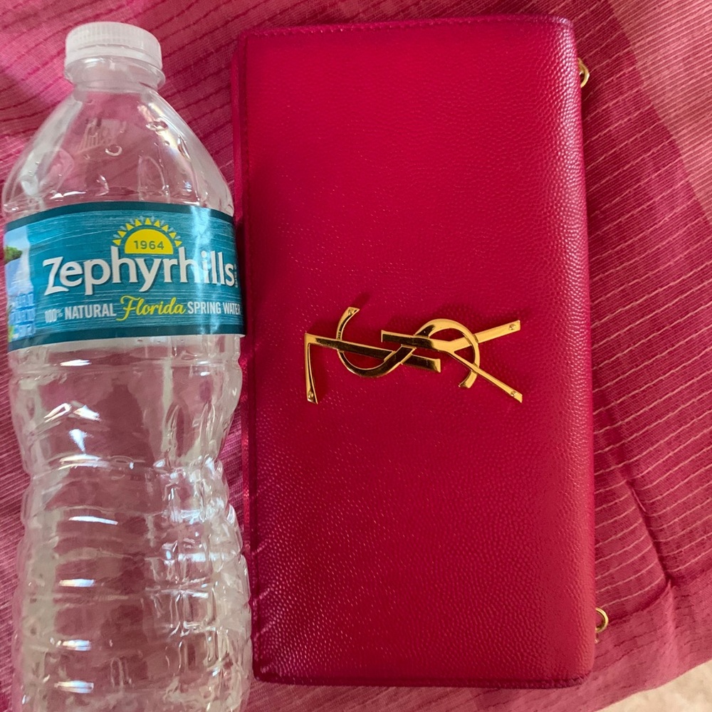 SOLD YSL Saint Laurent Wallet on a chain - Picture 11 of 13